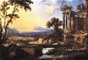 PATEL, Pierre Landscape with Ruins ag oil painting artist